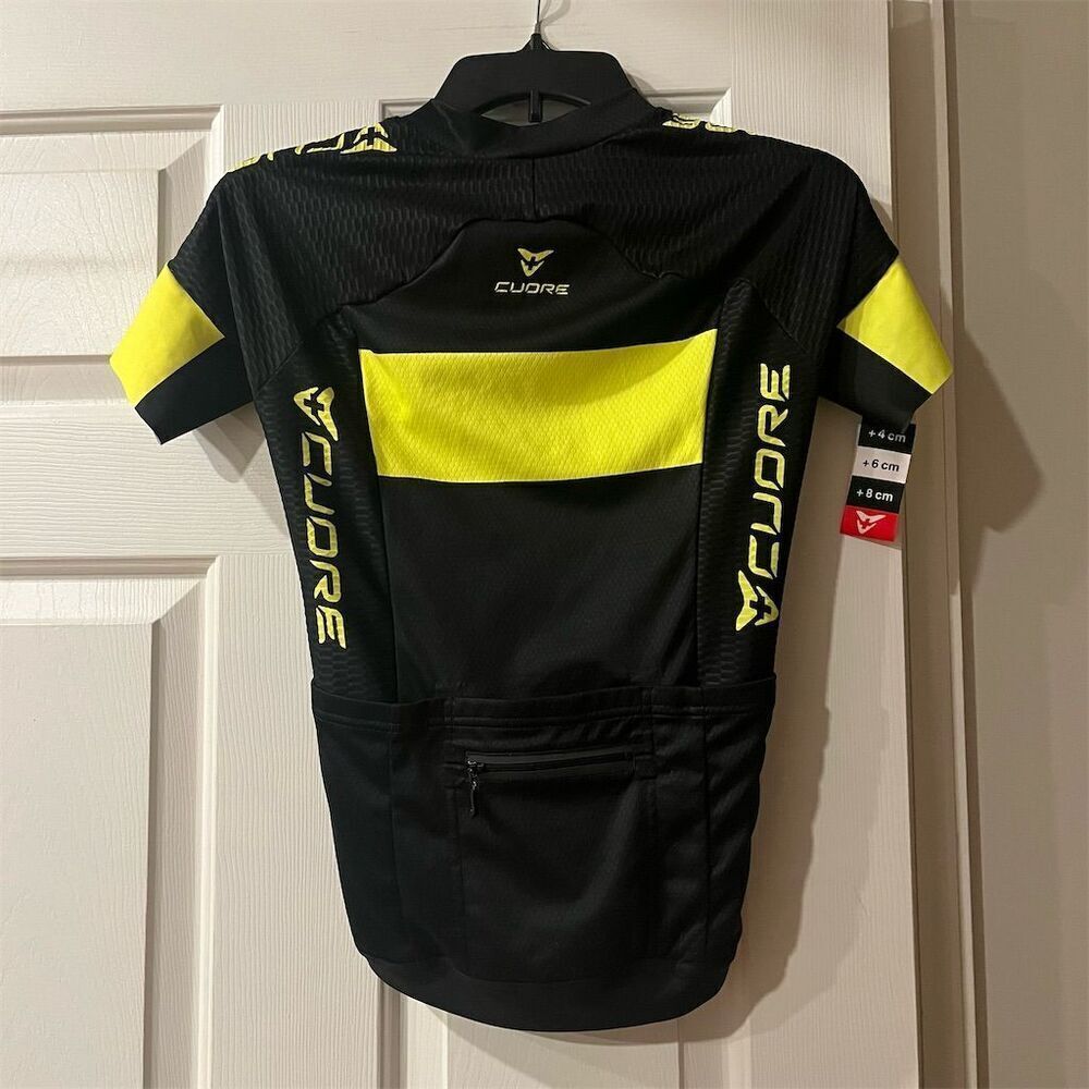 Men's Cycling Jersey XS Multicolor Short Sleeve Breathable Activewear - Picture 7 of 7
